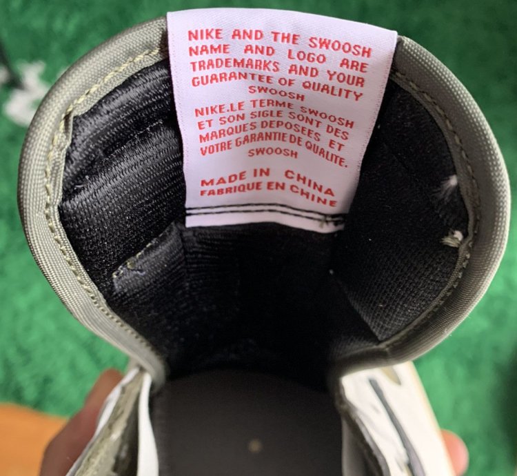 Jordan 1 Low Travis Scott Medium Olive