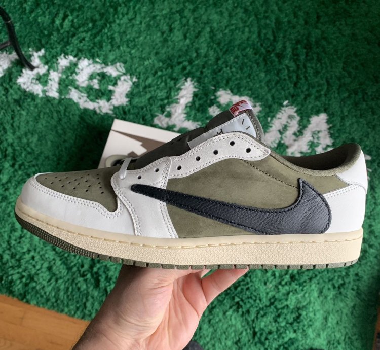 Jordan 1 Low Travis Scott Medium Olive