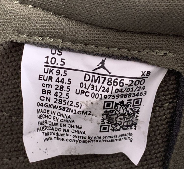 Jordan 1 Low Travis Scott Medium Olive