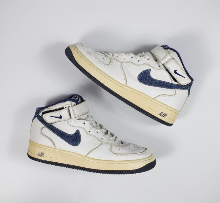 2001 Nike Air Force 1 Mid Denim