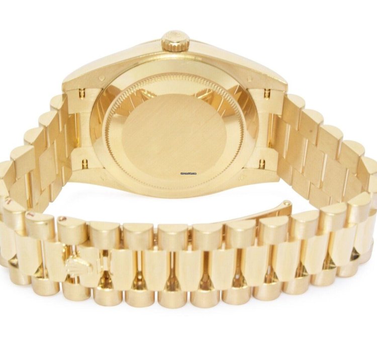 Rolex Day-date 40 Nos Rolex Day-date 40 President 18k Yellow Gold White Dial Watch 21 228238