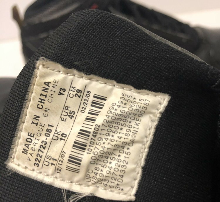 2001 Nike Air Jordan Xvi 16 Og Bred 136059 061 Vtg