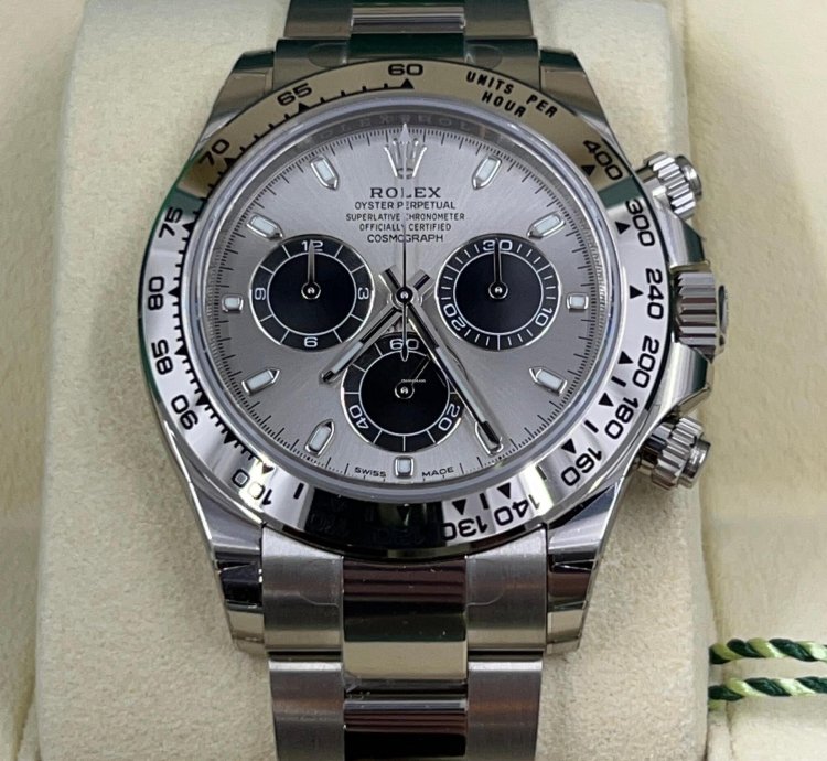 Rolex Daytona New 2022 Daytona 116509 White Gold Silver Ghost