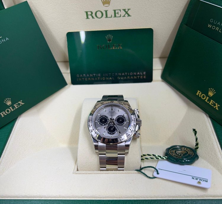 Rolex Daytona New 2022 Daytona 116509 White Gold Silver Ghost