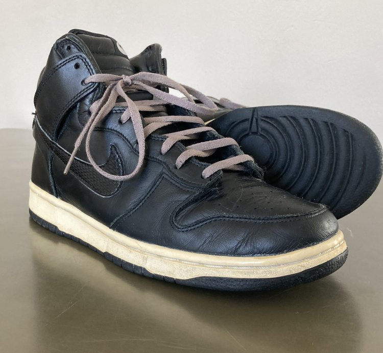 2001 Nike Dunk Hi Plus Stussy 302763-001 Vintage Us10