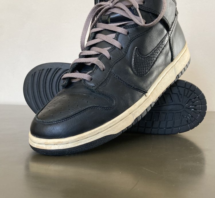 2001 Nike Dunk Hi Plus Stussy 302763-001 Vintage Us10