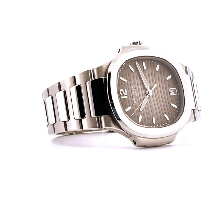 Patek Philippe Nautilus Lady 35 Mm Grey Dial 7118 1a-011 Very Good Condt Incl Invoice Germ 2022