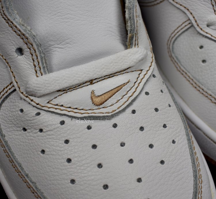 2002 Air Force 1 Mid White Cane Contrast Stitch Ds