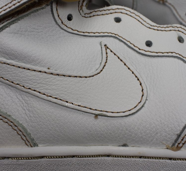 2002 Air Force 1 Mid White Cane Contrast Stitch Ds