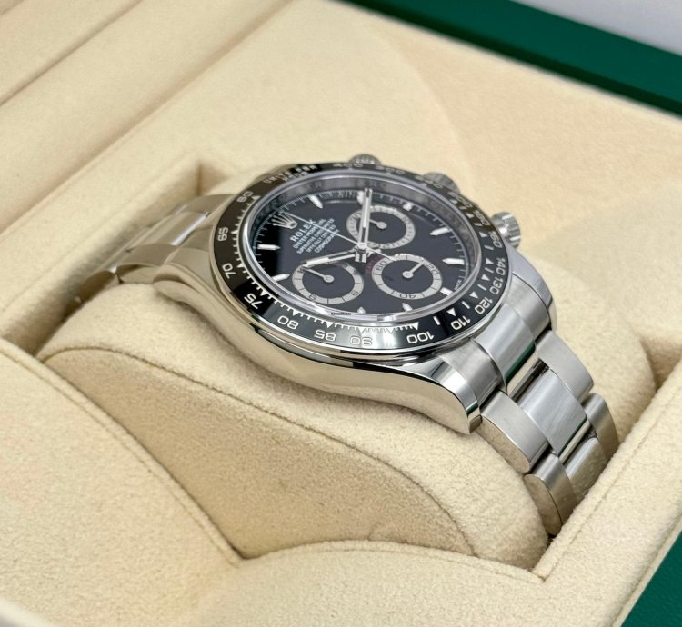 Rolex Daytona New 2024 Cosmograph Daytona 40mm 126500ln Oystersteel Black Dial With Oyster Bracelet