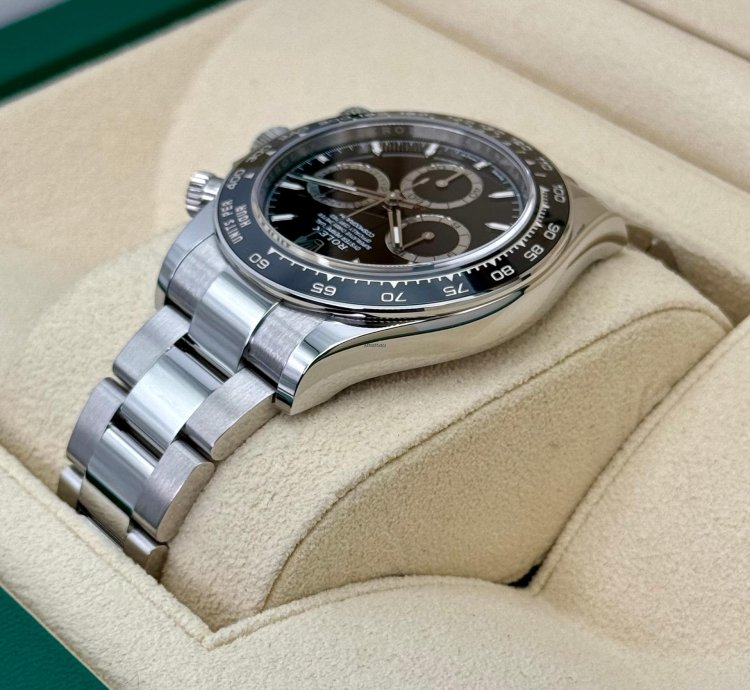 Rolex Daytona New 2024 Cosmograph Daytona 40mm 126500ln Oystersteel Black Dial With Oyster Bracelet