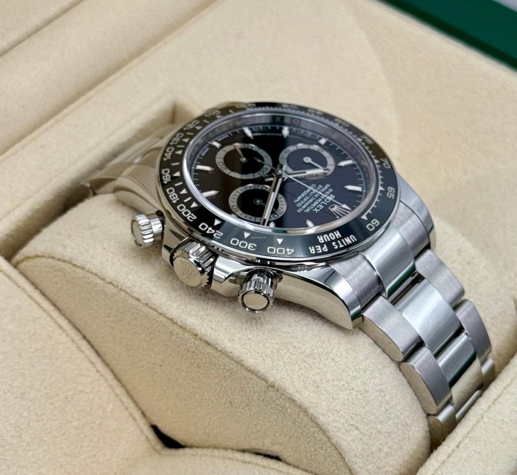 Rolex Daytona New 2024 Cosmograph Daytona 40mm 126500ln Oystersteel Black Dial With Oyster Bracelet