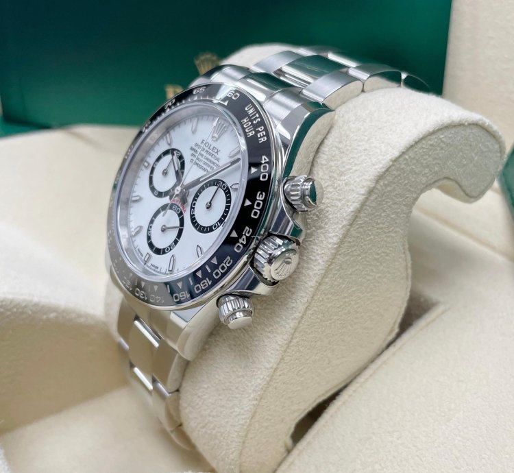 Rolex Daytona New 2024 Daytona 126500ln Stainless Steel Cosmograph 40mm White Panda Ceramic Bezel