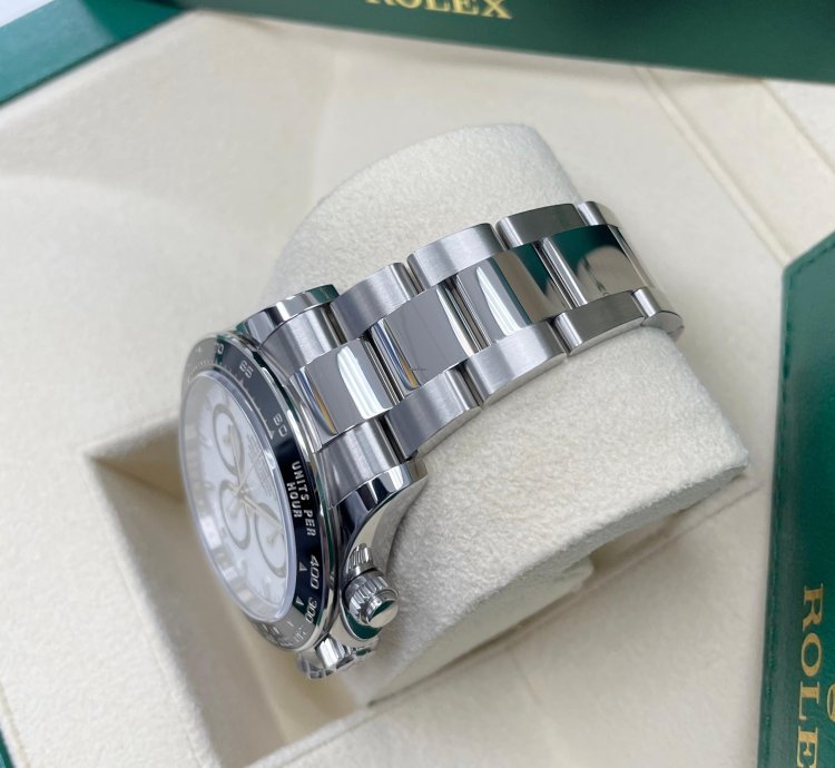 Rolex Daytona New 2024 Daytona 126500ln Stainless Steel Cosmograph 40mm White Panda Ceramic Bezel
