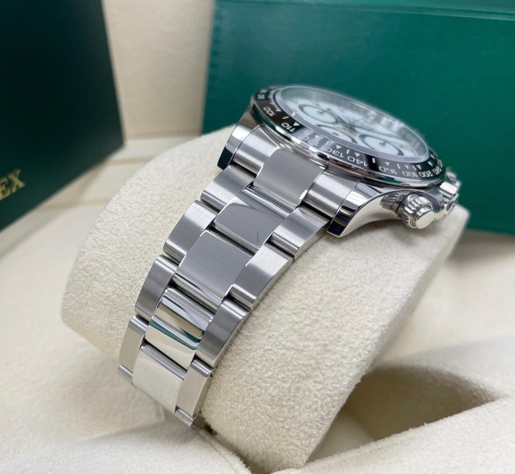 Rolex Daytona New 2024 Daytona 126500ln Stainless Steel Cosmograph 40mm White Panda Ceramic Bezel