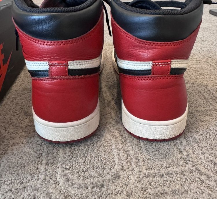 Jordan 1 Retro High Bred Toe 2018
