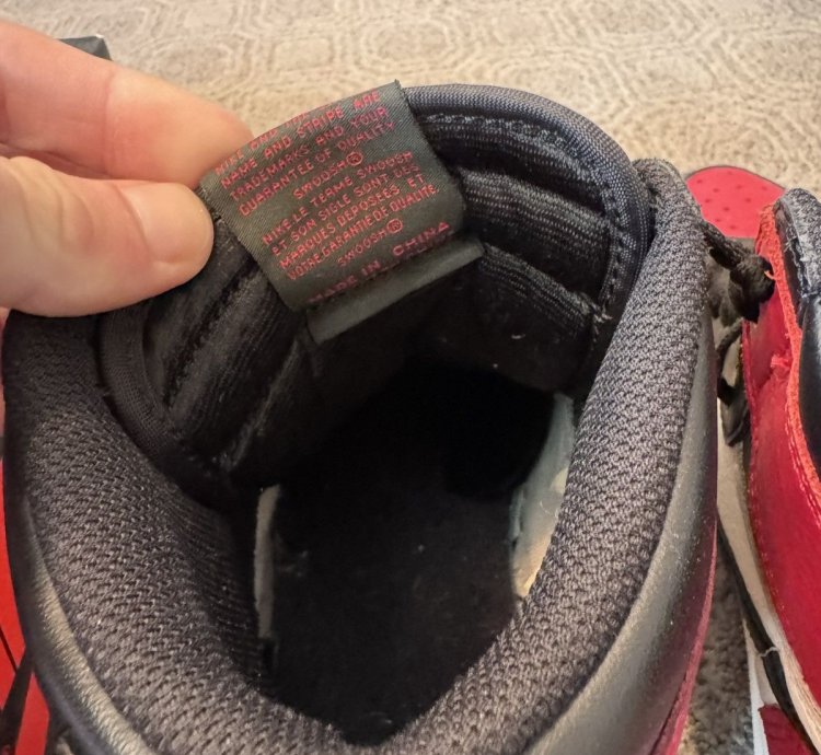 Jordan 1 Retro High Bred Toe 2018