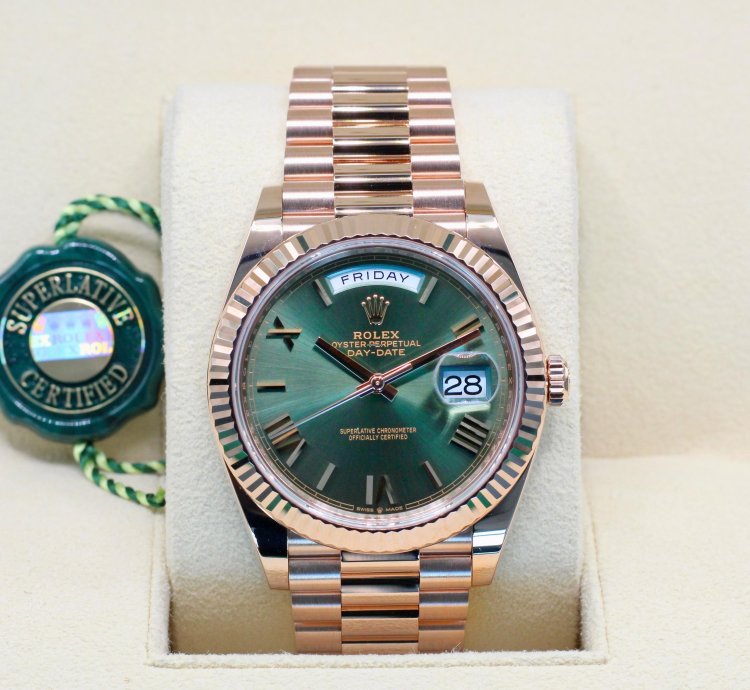 Rolex Day-date 40 Olive Green - New - Fullset