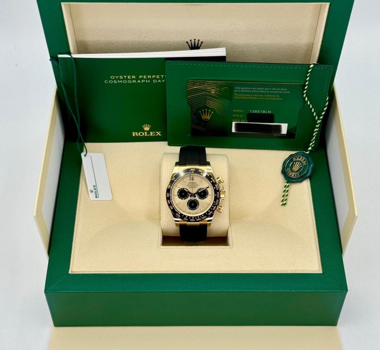 Rolex Daytona New 2024 Daytona 40mm 126518ln Gold Oysterflex Pikachu Dial