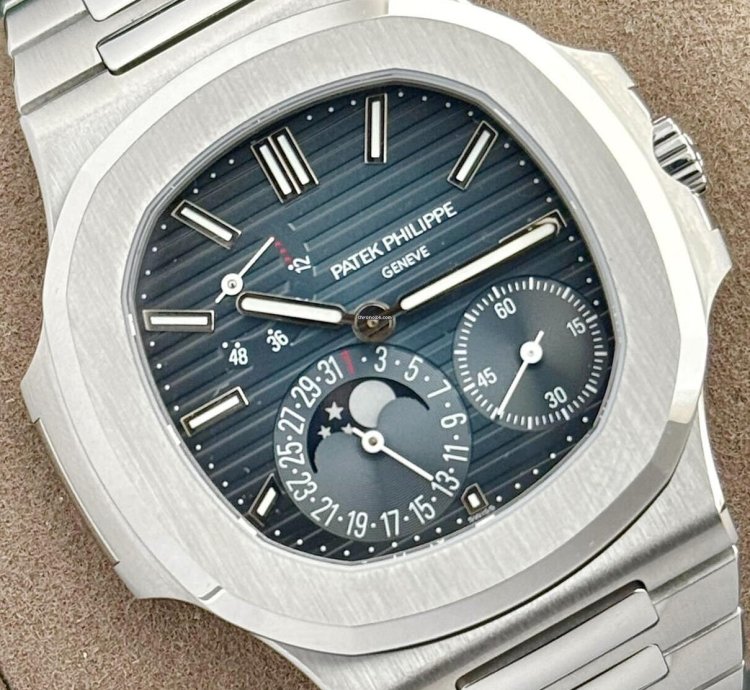 Patek Philippe Nautilus Mint Blue Dial Stainless Steel