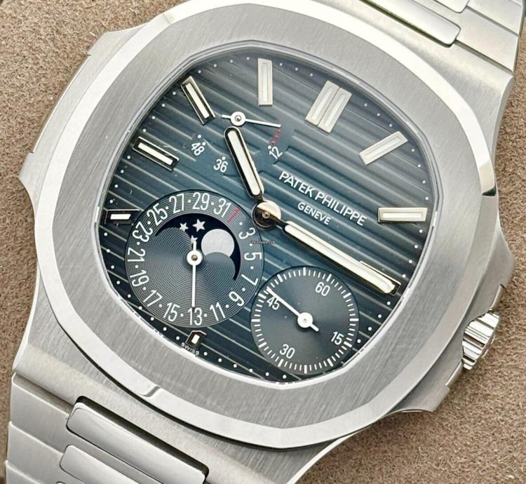 Patek Philippe Nautilus Mint Blue Dial Stainless Steel