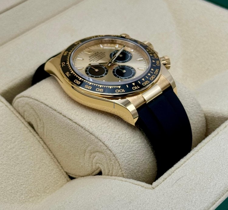 Rolex Daytona New 2024 Daytona 40mm 126518ln Gold Oysterflex Pikachu Dial