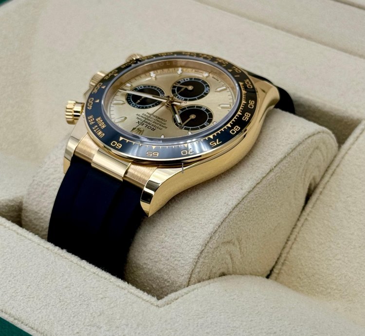Rolex Daytona New 2024 Daytona 40mm 126518ln Gold Oysterflex Pikachu Dial