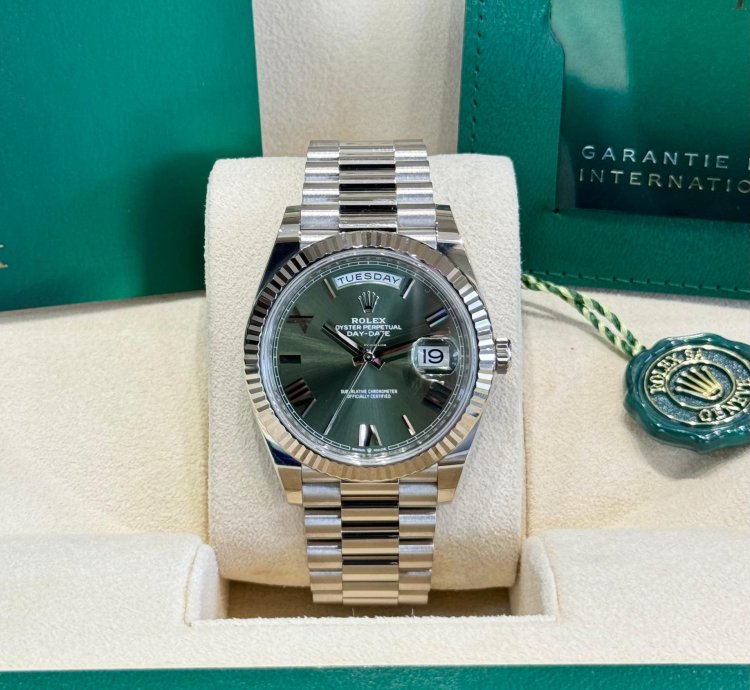 Rolex Day-date 40 Olive Green 2022 Full Set