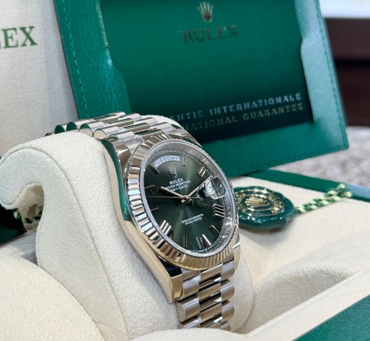 Rolex Day-date 40 Olive Green 2022 Full Set