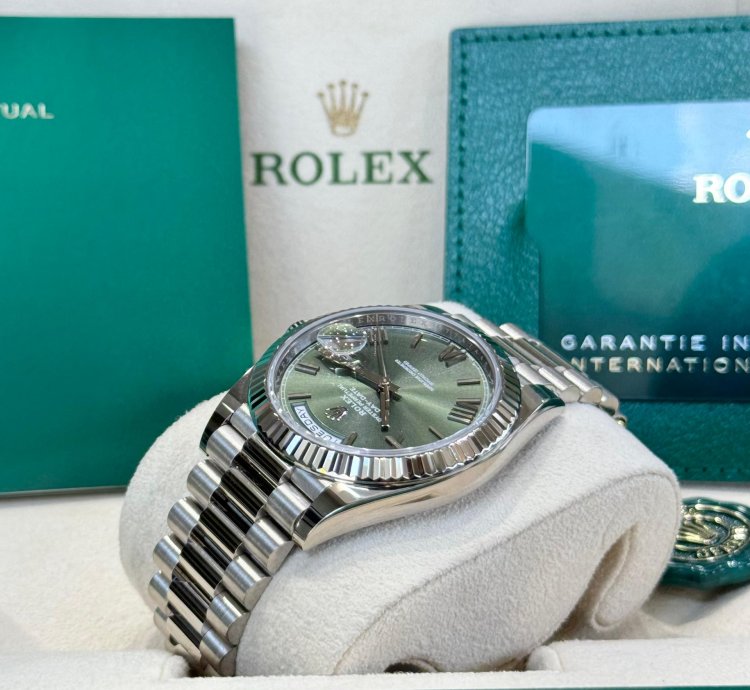 Rolex Day-date 40 Olive Green 2022 Full Set