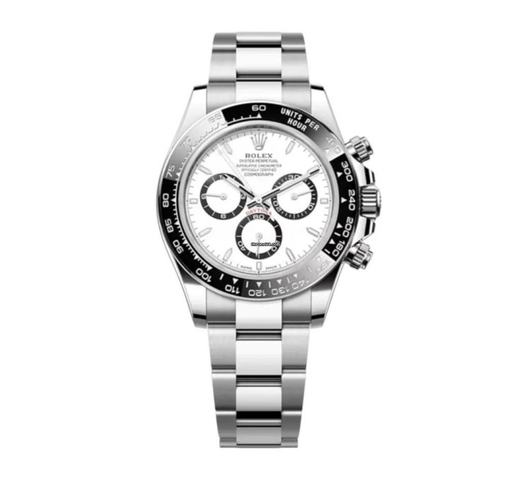 Rolex Daytona New 2024 New Reference 126500ln White Panda Dial Stainless Steel Ceramic Bezel