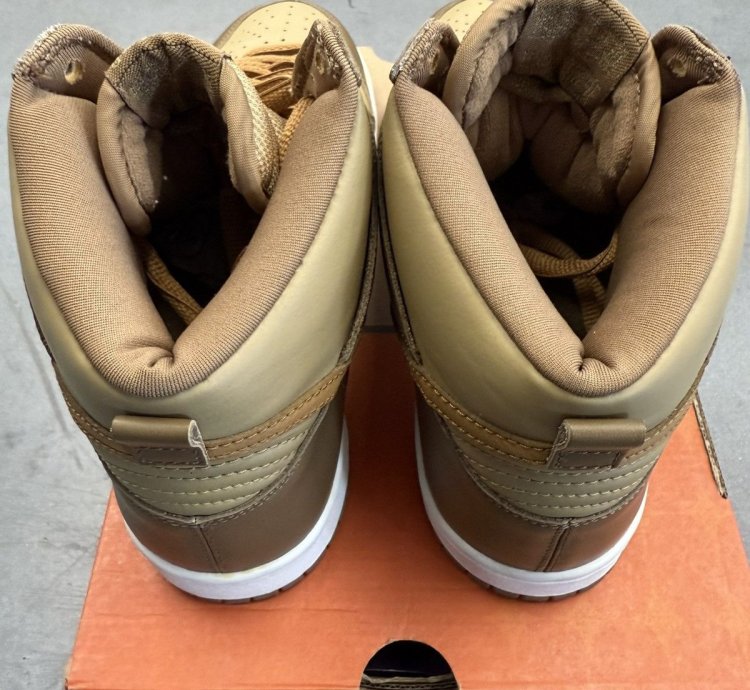 2003 Nike Dunk High Hay Maple Taupe