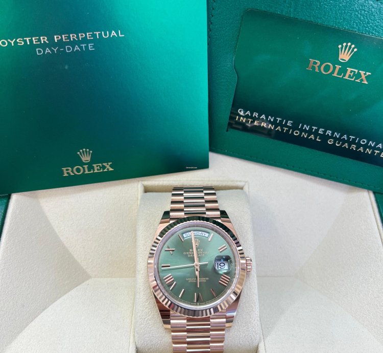 Rolex Day-date 40 Olive Green Dial