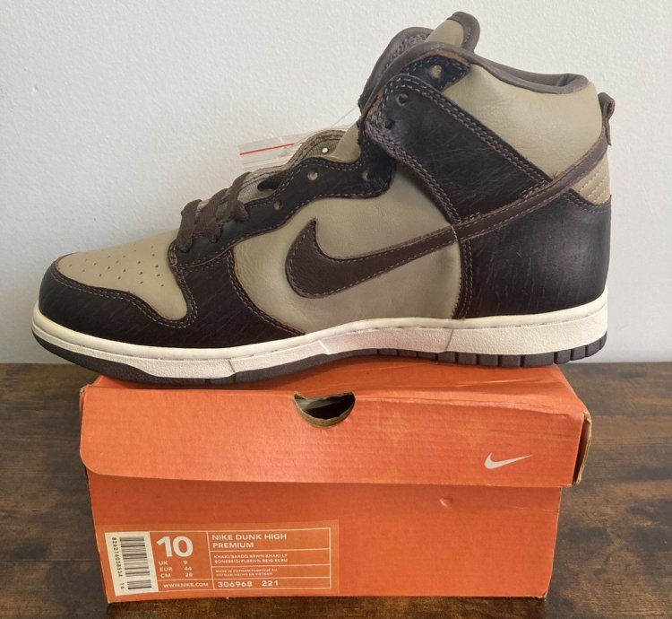 2003 Nike Dunk High Khaki Baroque