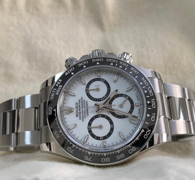 Rolex Daytona New 2024 Unworn Cosmograph Daytona Steel Panda 126500ln Complete Set