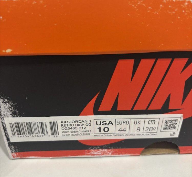 Jordan 1 Retro High Og Chicago Lost And Found