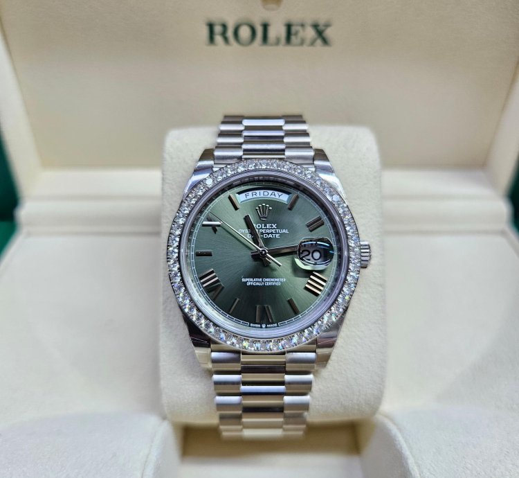 Rolex Day-date 40 Olive Green Full Stickers