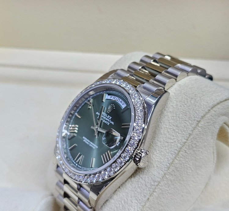 Rolex Day-date 40 Olive Green Full Stickers