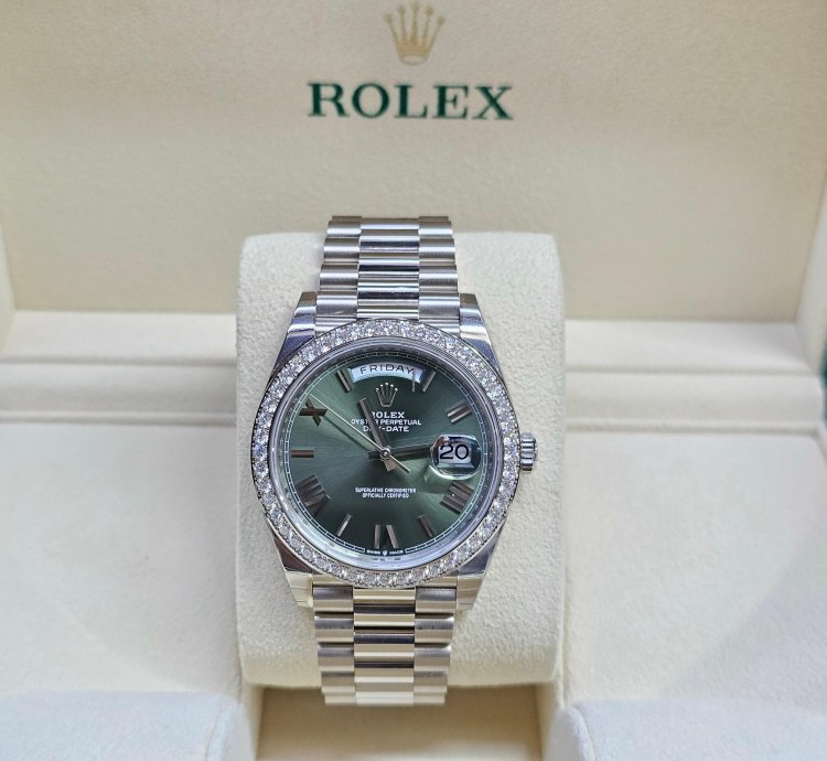 Rolex Day-date 40 Olive Green Full Stickers