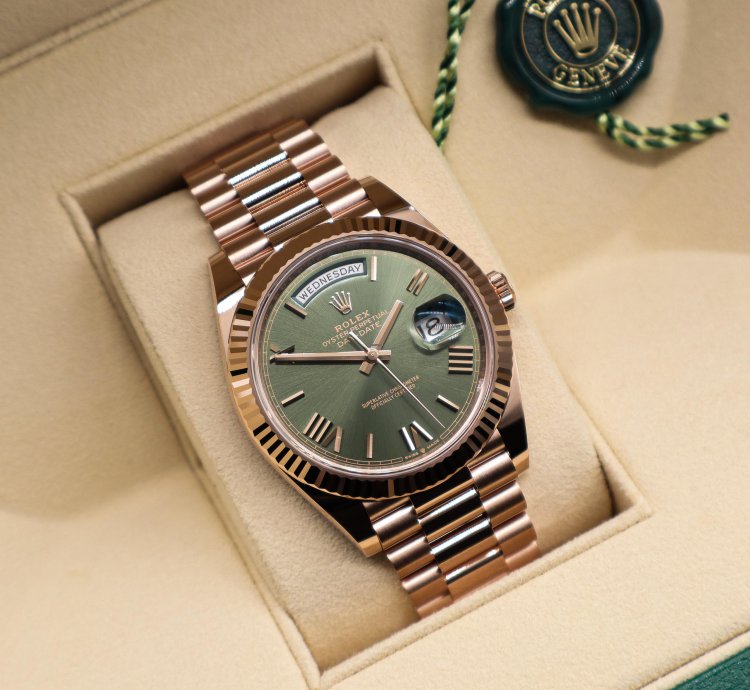 Rolex Day-date 40 Olive Green New Unworn Year 2021 Full Set