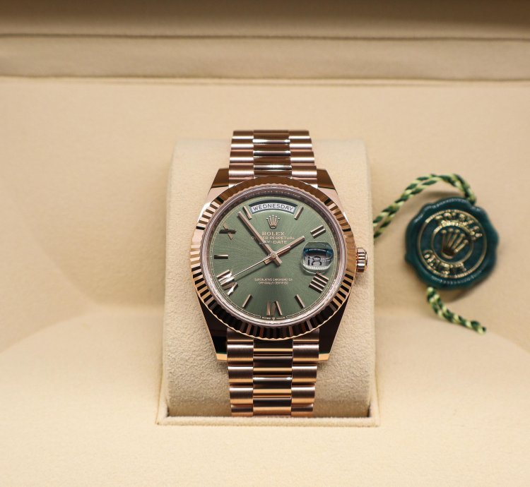 Rolex Day-date 40 Olive Green New Unworn Year 2021 Full Set