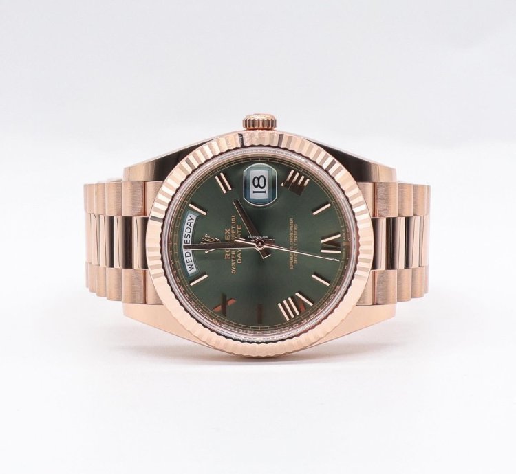Rolex Day-date 40 Olive Green New Unworn Year 2021 Full Set