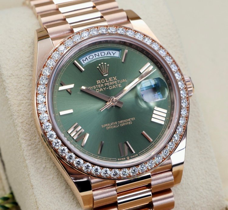 Rolex Day-date 40 Olive Rbr