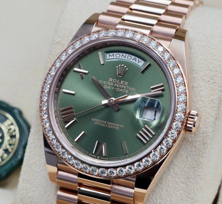 Rolex Day-date 40 Olive Rbr