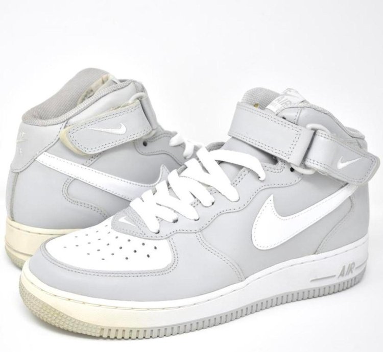 2004 Nike Air Force 1 Mid Natural Grey