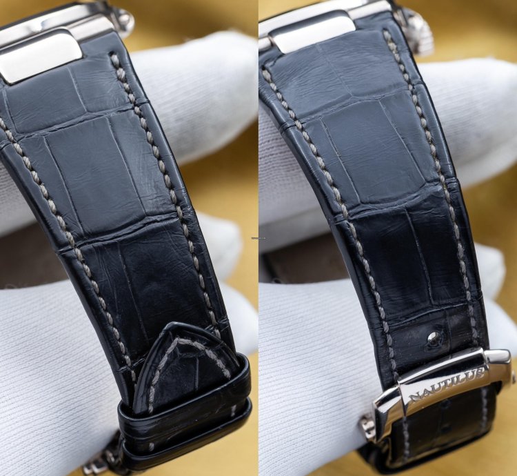 Patek Philippe Nautilus Moon Phase White Gold 40mm 5712g - Box Papers