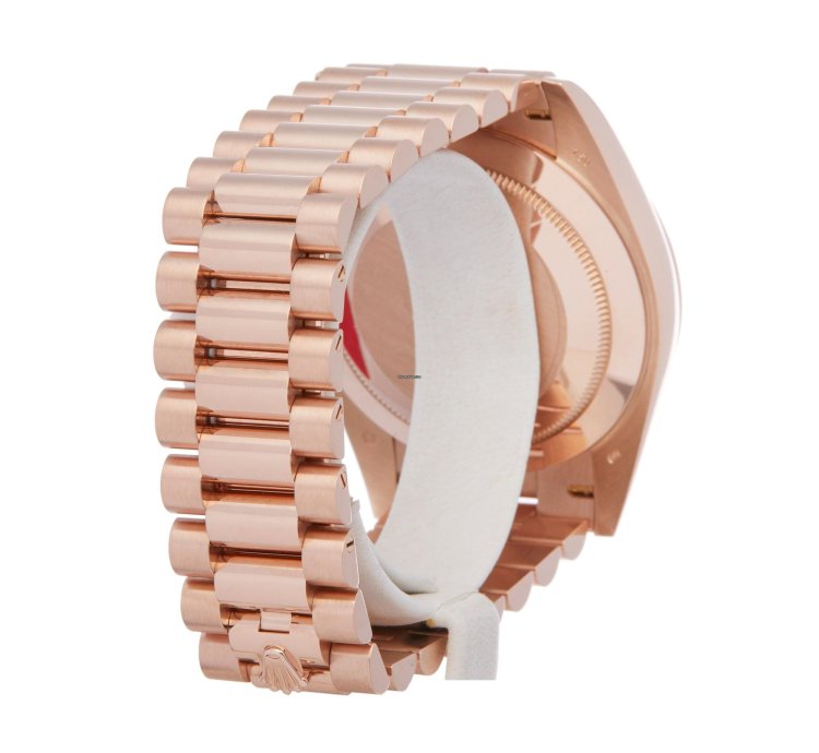 Rolex Day-date 40 Olive Unworn With Some Stickers 18k Rose Gold 228235 - Ats-w007814