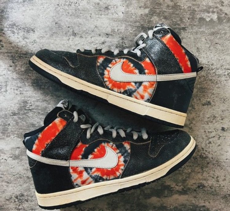 2004 Nike Sb Dunk High Huf Tie Dye
