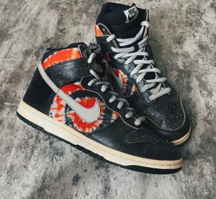 2004 Nike Sb Dunk High Huf Tie Dye