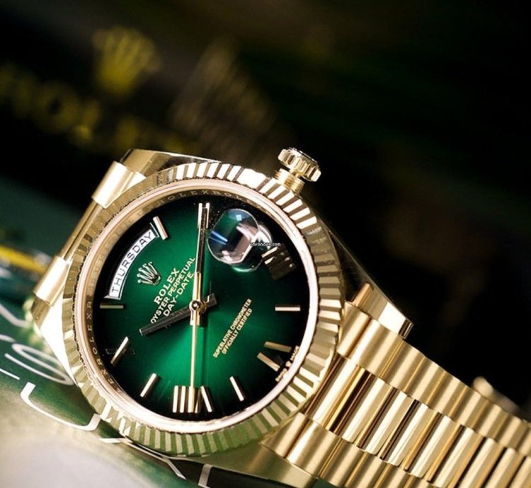 Rolex Day-date 40 Ombre Green - Unworn